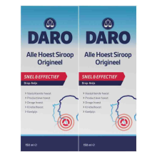 2X Daro Alle Hoest Siroop 150 ml