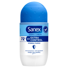6X Sanex Deodorant Roller Dermo Extra Control 53 ml