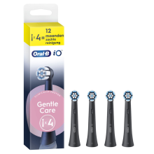 Oral B 6x Oral B Opzetborstels iO Gentle Care Zwart 4 stuks