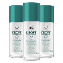 3X RoC Keops Deodorant Roll On 0% Aluminium 30 ml