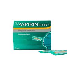 2X Aspirine Effect Granulaat 500 mg 20 Sachets