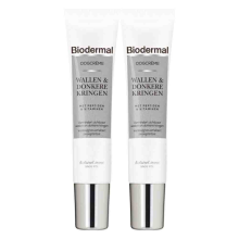 2X Biodermal Oogcrème Wallen & Donkere Kringen 15 ml