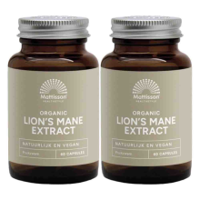 2X Mattisson Biologische Lion's Mane Extract 500mg 60 capsules