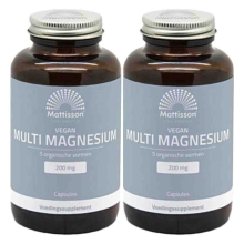 2X Mattisson Magnesium Vegan Multi 120 vegacapsules