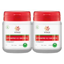 2X Vitals Vitamine K2 360mcg 60 capsules