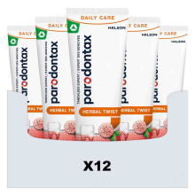 12X Parodontax Tandpasta Herbal Twist 75 ml
