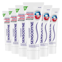 6X Sensodyne Tandpasta Gevoeligheid & Tandvlees Whitening 75 ml