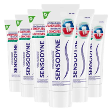 6X Sensodyne Tandpasta Gevoeligheid & Tandvlees Active Protect 75 ml