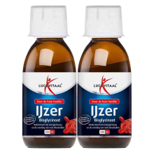 2X Lucovitaal IJzer Bisglycinaat 200 ml