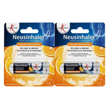2X Lucovitaal Neusinhaler Vrijer Ademen Spaanse Sinaasappel 1 gr