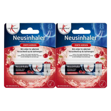 2X Lucovitaal Neusinhaler Vrijer Ademen Zoete Kersen 1 gr