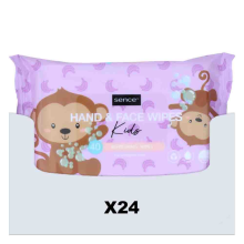 24X Sence Baby & Kids Wipes Hand & Face Refreshing 40 stuks