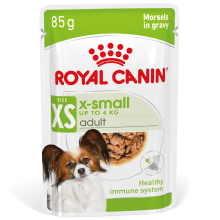 12X Royal Canin Extra Small Adult Hondenvoer Nat 85 gr