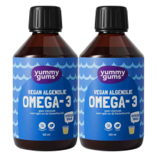 2X Yummygums Omega 3 Algenolie Vloeibaar 250 ml