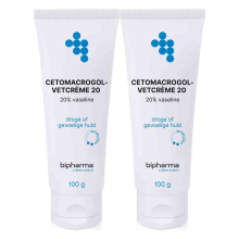 2X Bipharma Cetomacrogol vetcreme 20% 100 gr