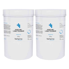 2X Bipharma Vaseline Lanettecrème 500 gr