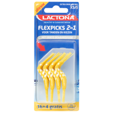 2+2 Gratis: Lactona FlexPick 2in1 XS/S 20 stuks