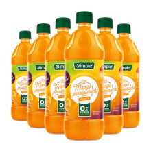 Slimpie Siroop Mango Passievrucht 6 x 650 ml