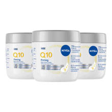 3X NIVEA Verstevigende Body Zone Q10 Crème 400ml