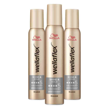 3X Wella Flex Mousse Shine & Hold 200 ml
