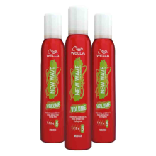 3X Wella New Wave Boost It Volume Mousse 200 ml