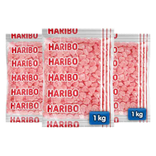 3X Haribo Frambozenhartjes 1 kg