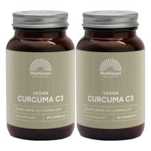 2X Mattisson Curcuma C3 60 vegacapsules