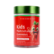Veganboost Kids Multivitaminen Aardbei 60 gummies