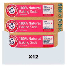 Arm & Hammer 12x Arm & Hammer Tandpasta 100% Natural Gum Protection 75 ml