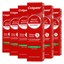 Braun 6x Colgate Tandpasta Max White Expert Purifying Power 75 ml