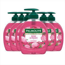 6X Palmolive Handzeep Sensorial Escape Moroccan Rose & Peon 300 ml