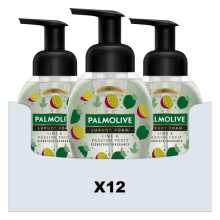 12X Palmolive Handzeep Luxury Foam Lime Mint 250 ml