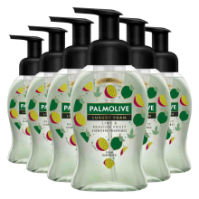6X Palmolive Handzeep Luxury Foam Lime Mint 250 ml