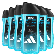 6X Adidas Shower Gel Ice Dive 250 ml