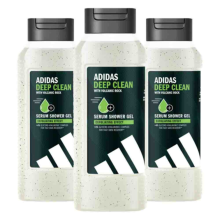 3X Adidas Shower Gel Active Skin & Mind Deep Clean 250 ml