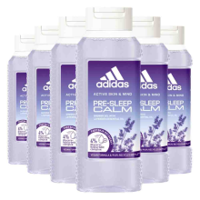 6X Adidas Shower Gel Active Skin & Mind Pre sleep Calm W 250 ml