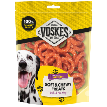 Voskes Hondensnack Ringen Eend & Rijst 400 gr