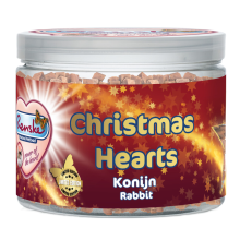 Renske Kattensnack Gezonde Beloning Mini Kerst Hartjes Konijn 100 gr