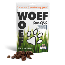 4X Woef Woef Hondensnack Runderlong Trainers L 500 gr