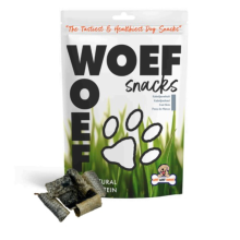 6X Woef Woef Hondensnack Kabeljauwhuid M 75 gr
