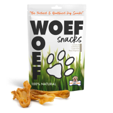 6X Woef Woef Hondensnack Lamshuid M 120 gr