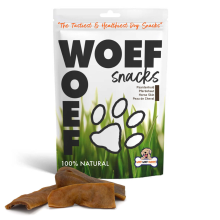 6X Woef Woef Hondensnack Paardenhuid M 150 gr