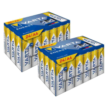 2X Varta Energy AA Cube Pack 24 stuks