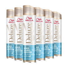 6X Wella Deluxe Volume & Protection Haarspray 250 ml