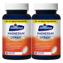2X Davitamon Magnesium Citraat 60 tabletten