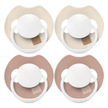 2X Difrax Fopspeen Prime Glow Dynamic 0 6 mnd Ivory Blush 2 stuks