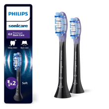 Philips Sonicare Opzetborstels G3 Premium Gum Care Zwart HX9052/88 2 stuks
