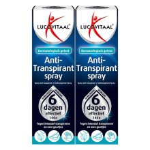 2X Lucovitaal Anti Transpirant Spray 40 ml