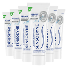 6X Sensodyne Tandpasta Repair & Protect Whitening 75 ml