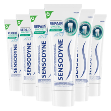 6X Sensodyne Tandpasta Repair & Protect Extra Fresh 75 ml